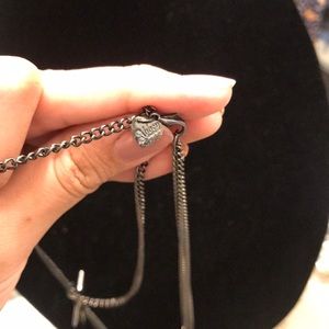 Vintage rocker necklace with stars